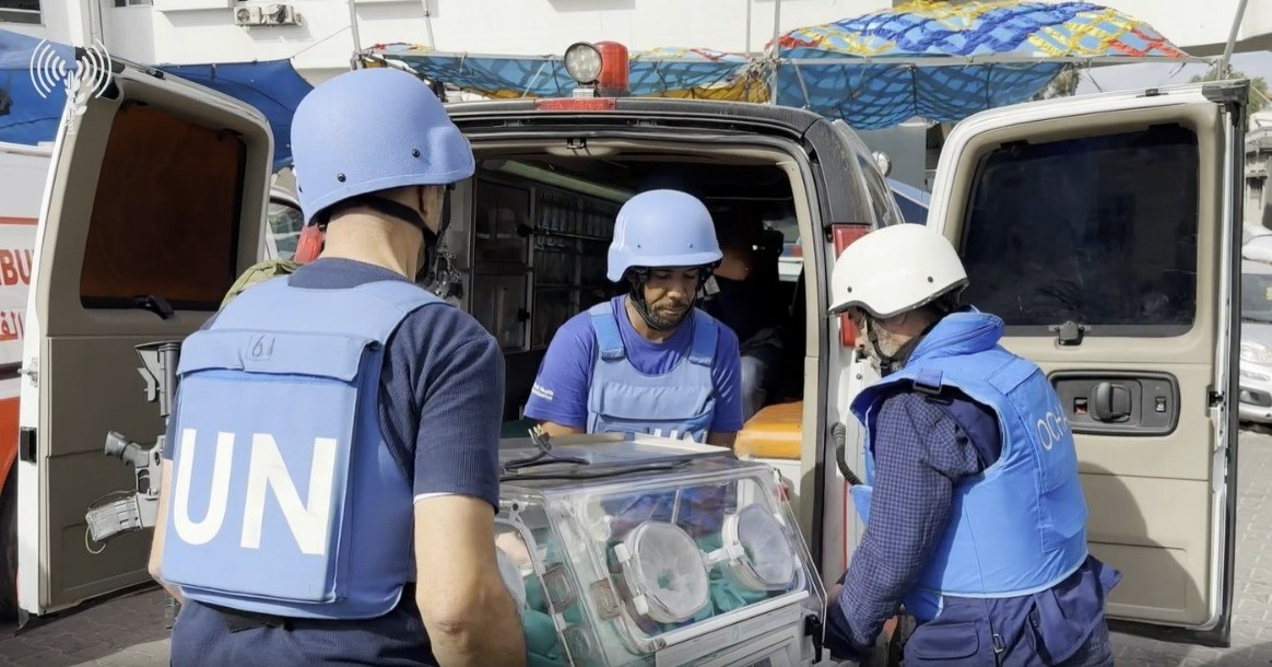 בסיוע כוחותינו: כך פונו תינוקות מביה"ח שיפא למצרים | תיעוד