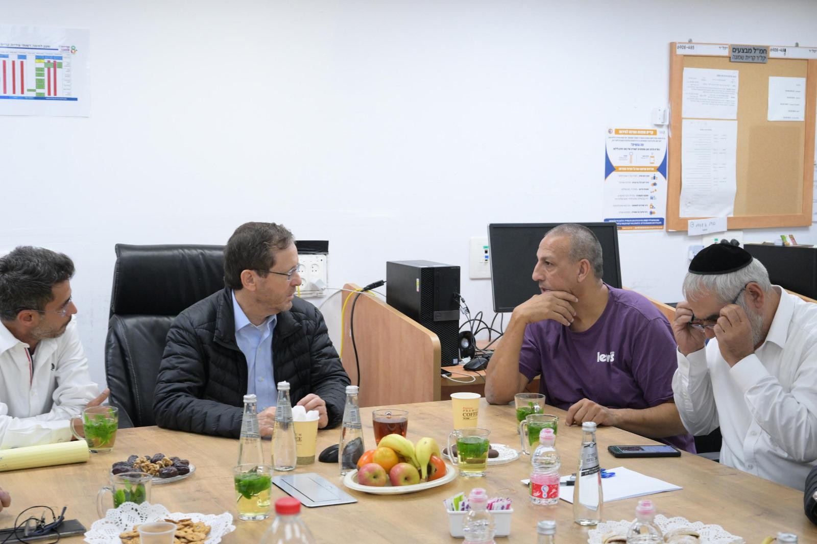 בזמן ביקור הנשיא בקרית שמונה: אזעקות ויירוטים בשמי העיר