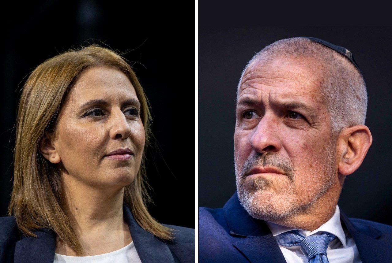 שרת המודיעין גילה גמליאל, ראש השב"כ רונן בר | צילומים: 