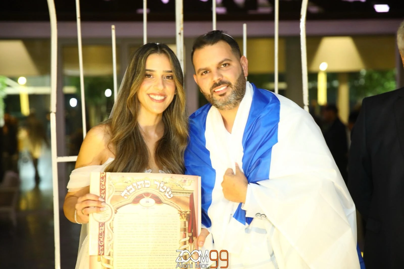 "עם ישראל חי": החתונה המרגשת של כתבנו הצבאי הלל ביטון רוזן