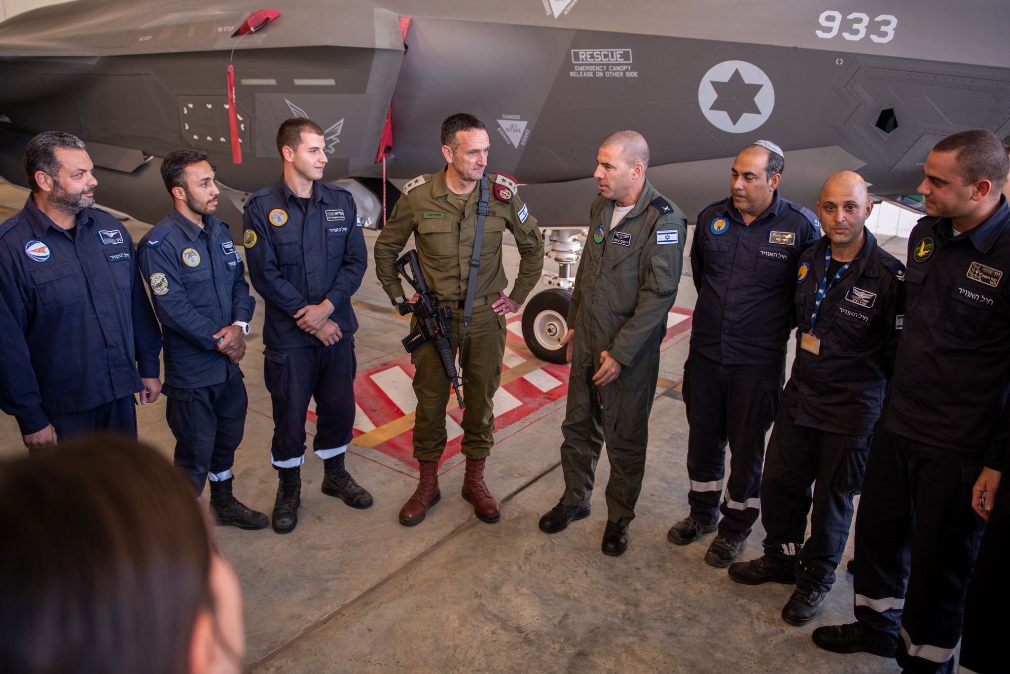 הרמטכ״ל בטייסת: ״יודעים להגיע לכל מקום במזרח התיכון״