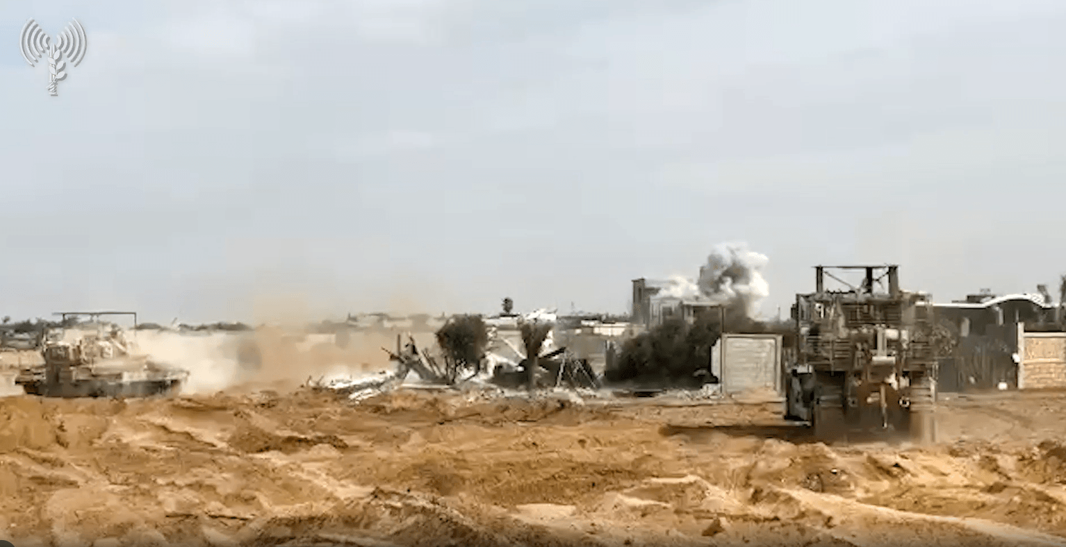 פעילות כוחות אוגדה 162 ברצועת עזה | צילום: דוברות צה"ל