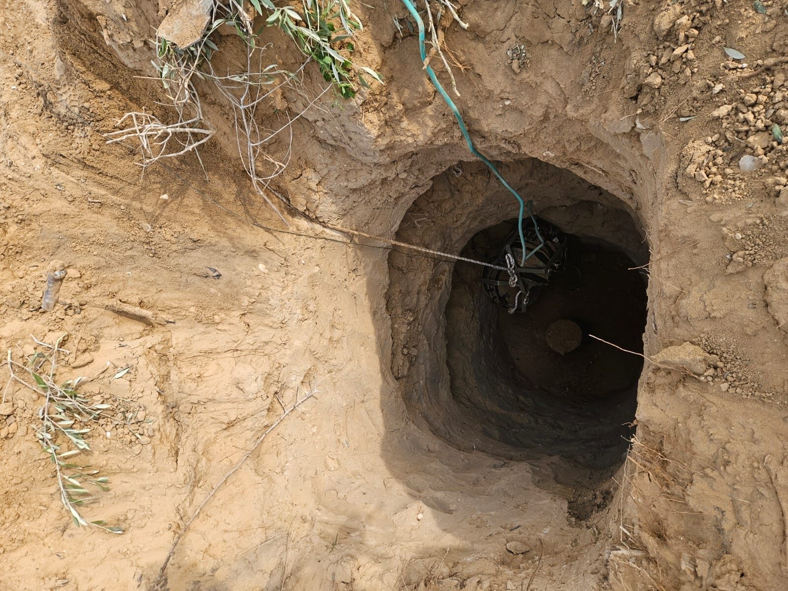 פירי מנהרות שאותרו בידי כוחות צה"ל ברצועת עזה | צילום: דובר צה"ל