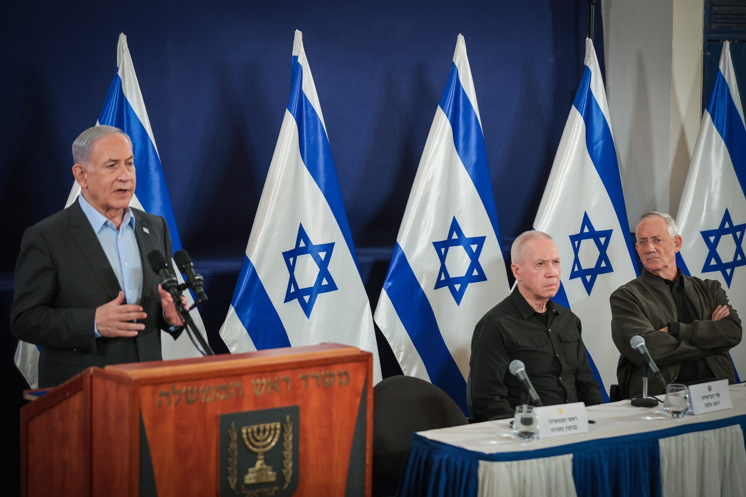 נתניהו, גנץ וגלנט: "נמשיך עד להשגת הניצחון המוחלט"