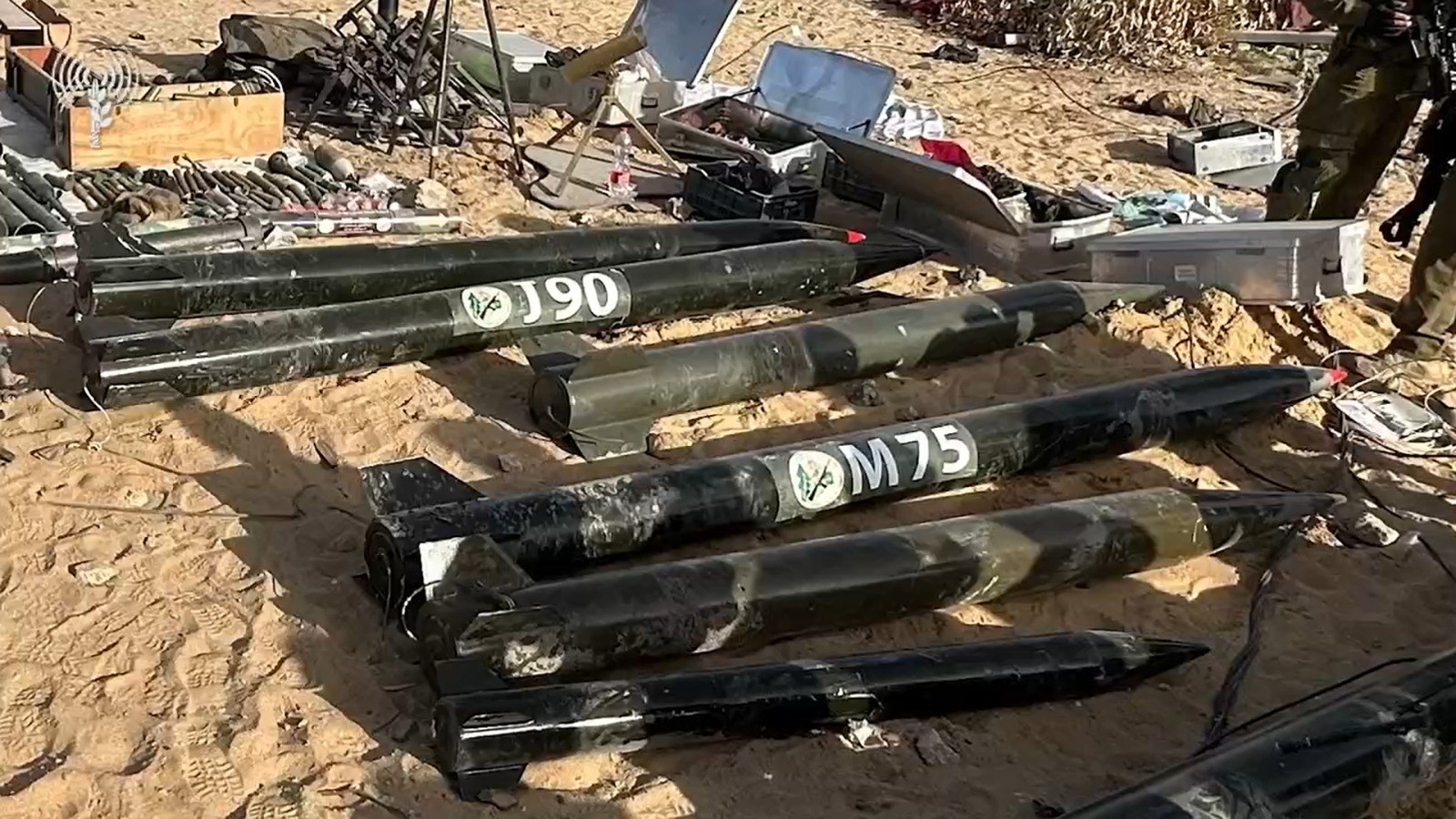 טילים למרכז הארץ: אותר מצבור נשק מהגדולים בעזה | תיעוד