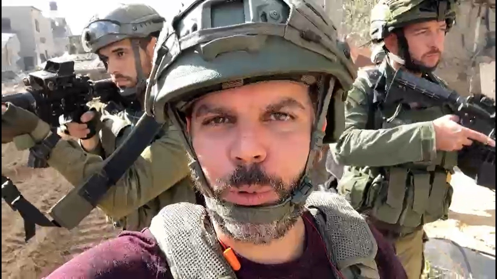 הלל ביטון רוזן הצטרף ללוחמי הנח"ל בקרבות בג'באליה בצפון עזה