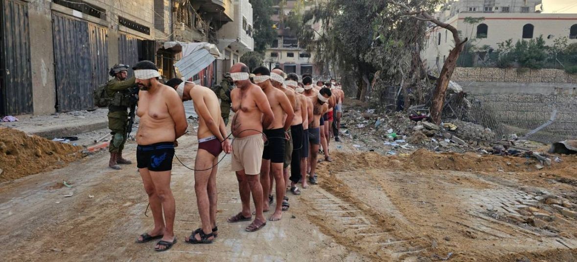 מחבלי חמאס שנכנעו ונעצרו לחקירה בידי כוחות צה"ל בלב רצועת עזה | שימוש לפי סעיף 27א' לחוק זכויות יוצרים