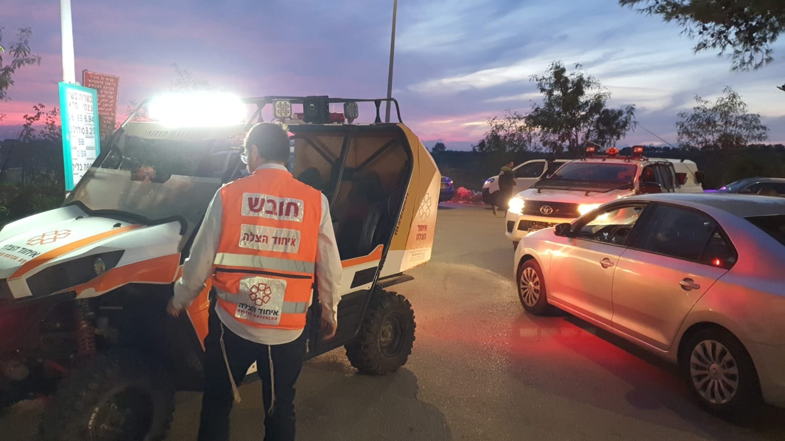 פיגוע דקירה בתחנת דלק סמוך לבית אריה, המחבל נתפס