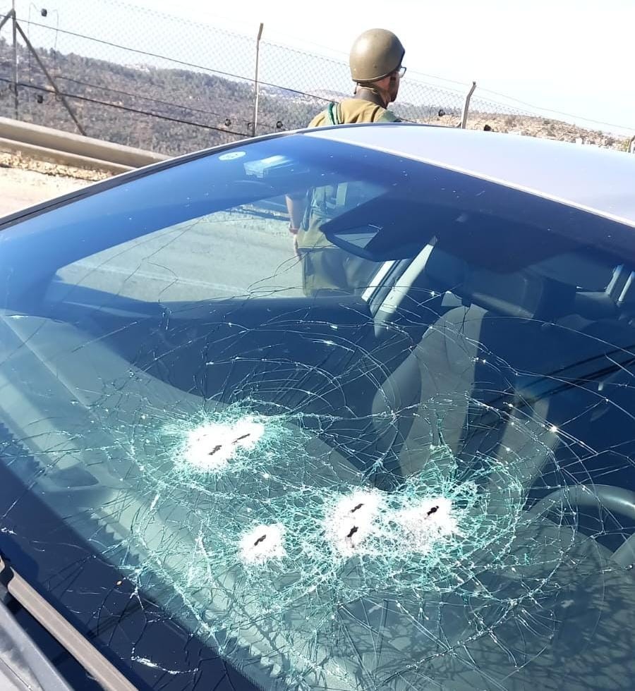 פיגוע הירי סמוך ליישוב עטרת, ארכיון | צילום: ביטחון בנימין