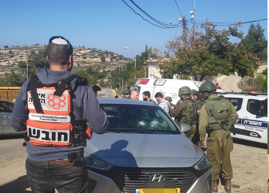 מהזירה בסמוך לעטרת |
צילום: דוברות איחוד הצלה