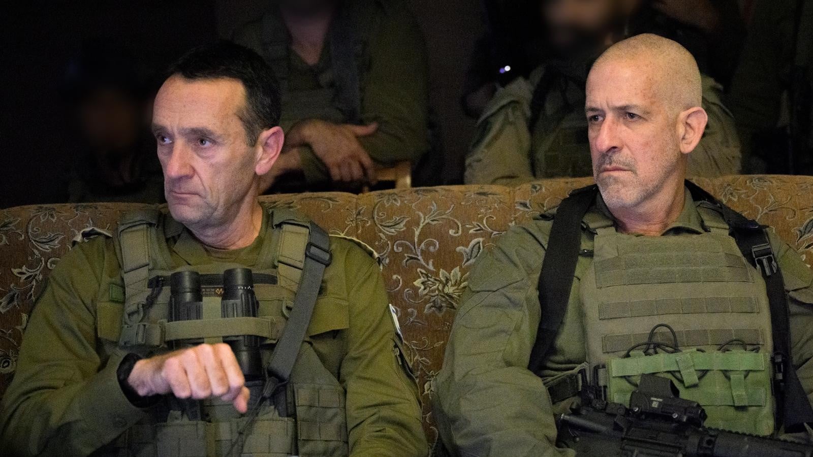הרמטכ"ל הלוי וראש השב"כ רונן בר בחאן יונס | צילום: דובר צה"ל