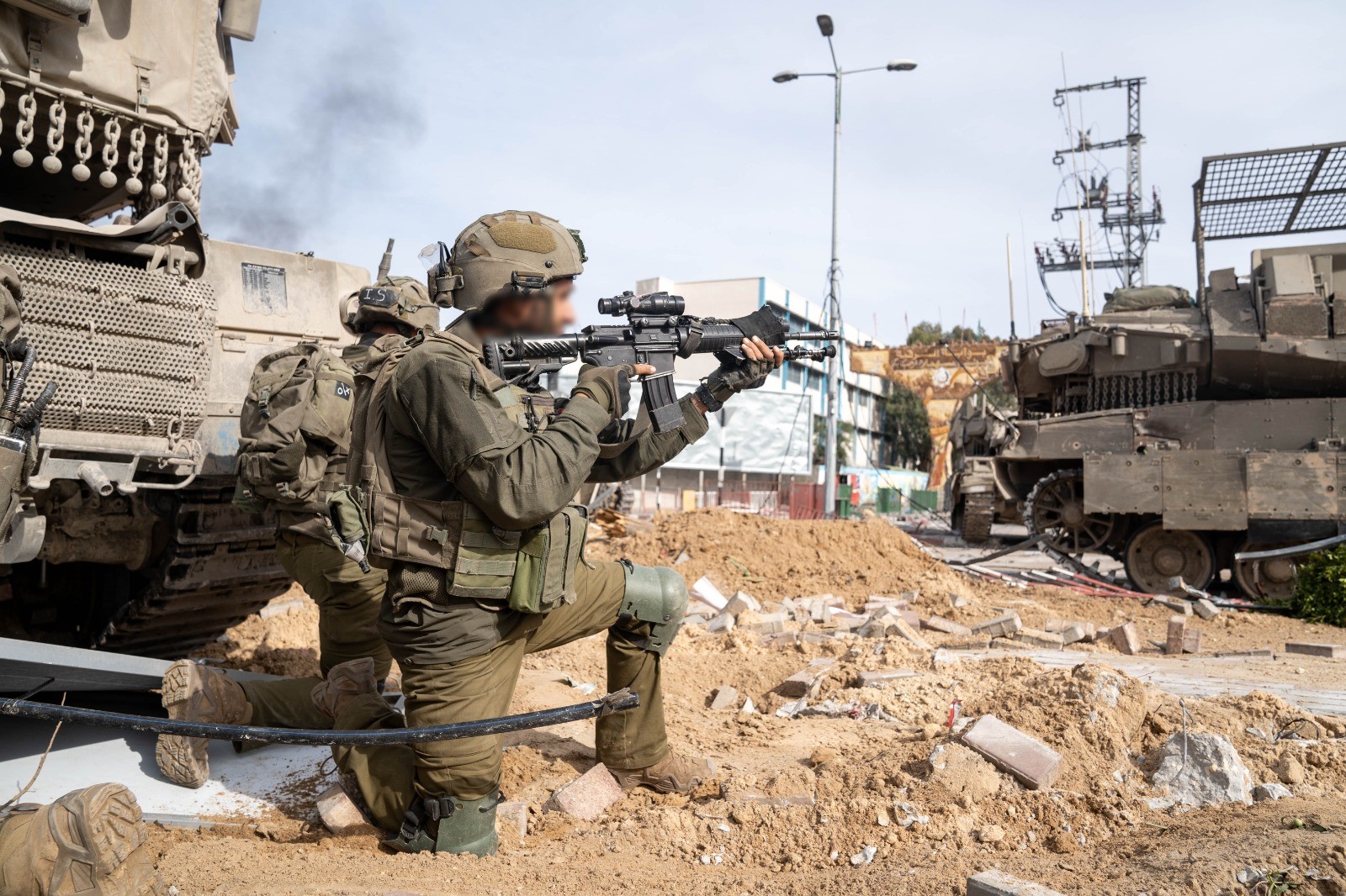 לוחמי צה"ל במתקפה בחאן יונס שבדרום הרצועה | קרדיט: דובר צה"ל