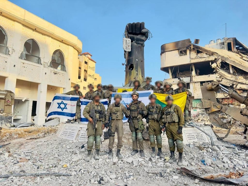 סוגרים מעגל: לוחמי גולני השמידו את 'כיכר פלסטין' בעזה | צפו