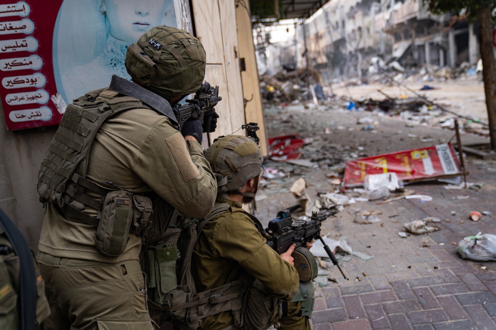 תיעוד: לוחמי הנח"ל מנהלים קרבות נגד מחבלי חמאס בצפון הרצועה