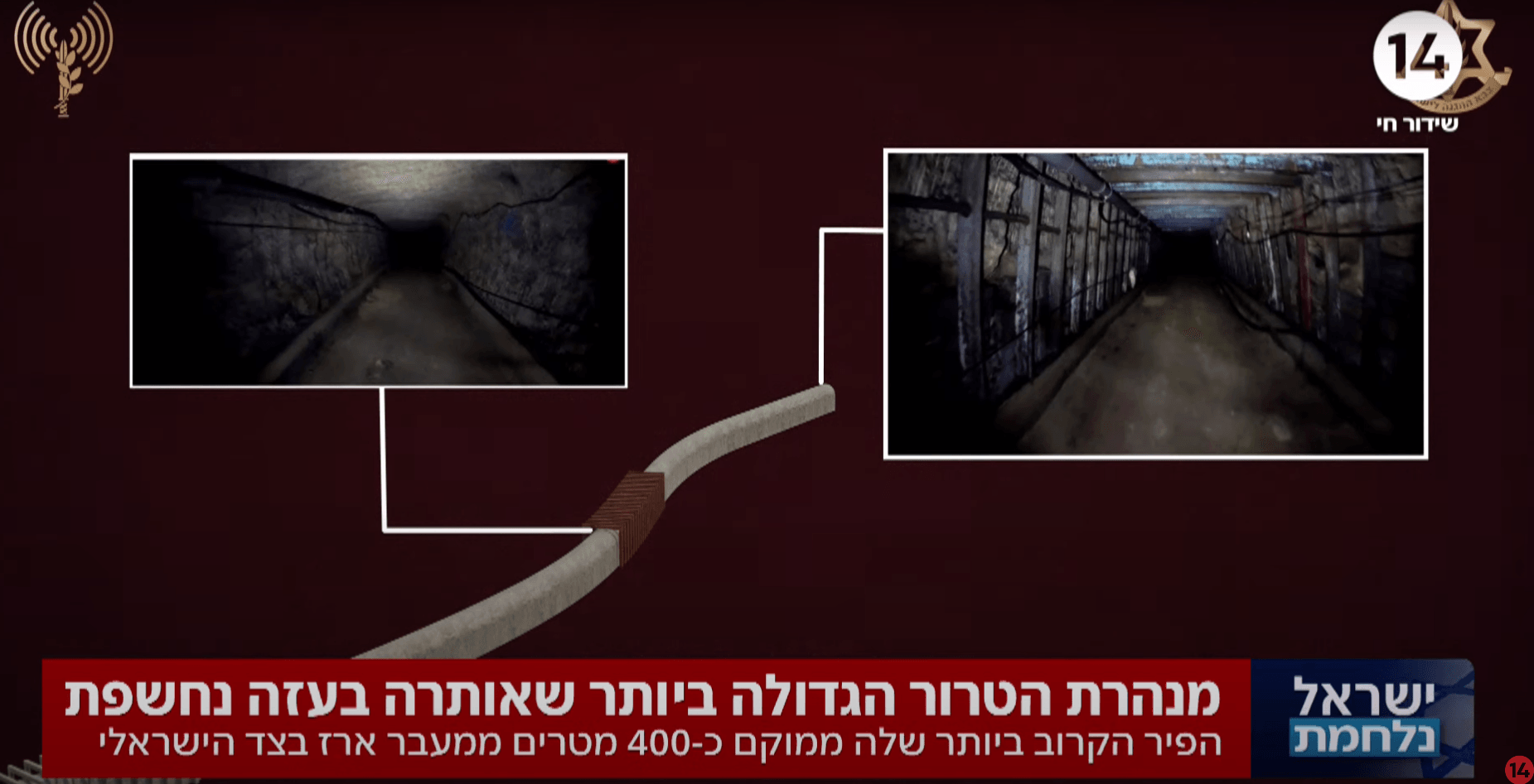 בלתי נתפס: צה"ל חושף את מנהרת הטרור הגדולה ביותר בעזה