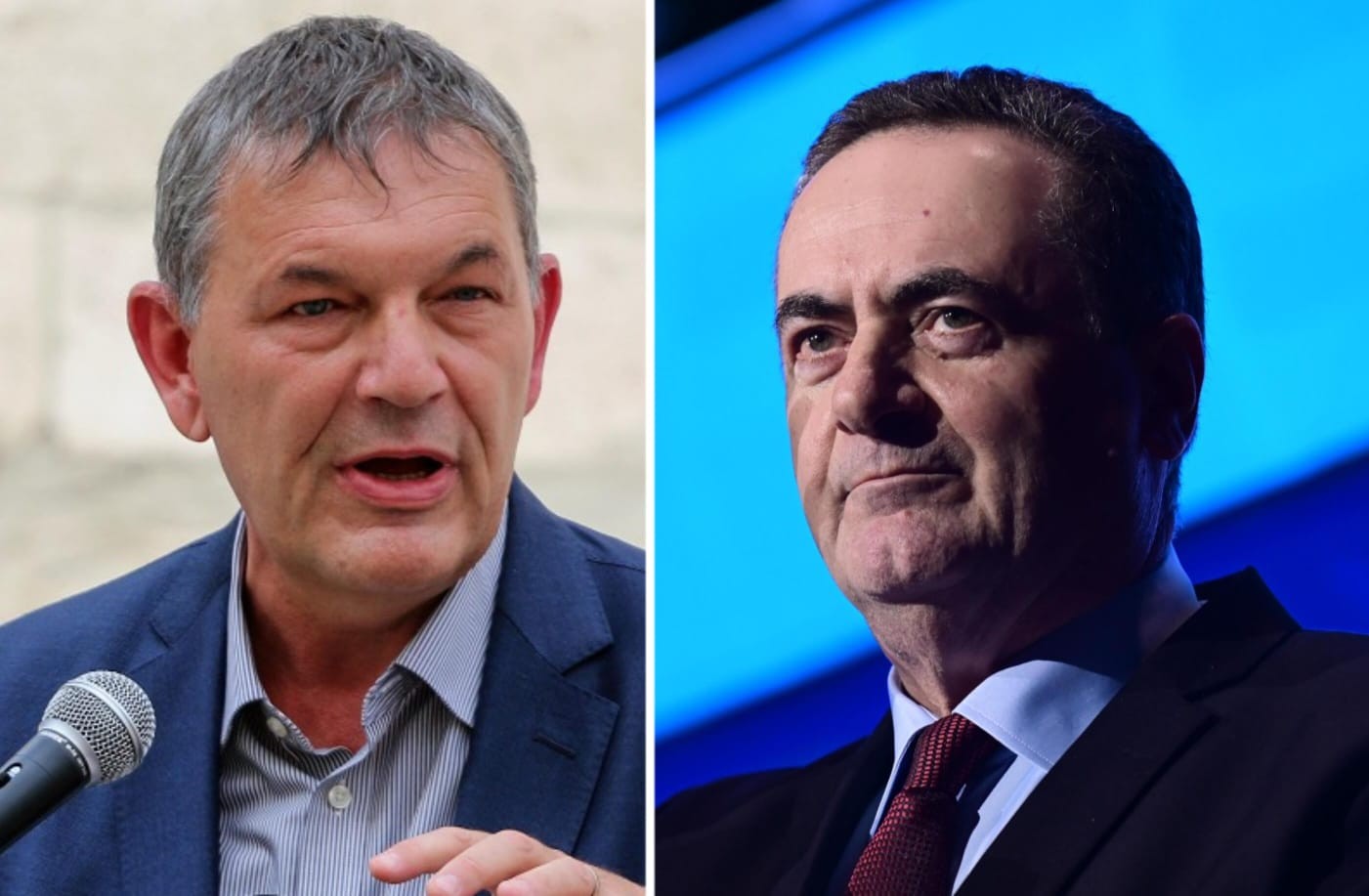 שר החוץ כ"ץ ומנכ"ל אונר"א פיליפה לזריני | צילומים: פלאש 90