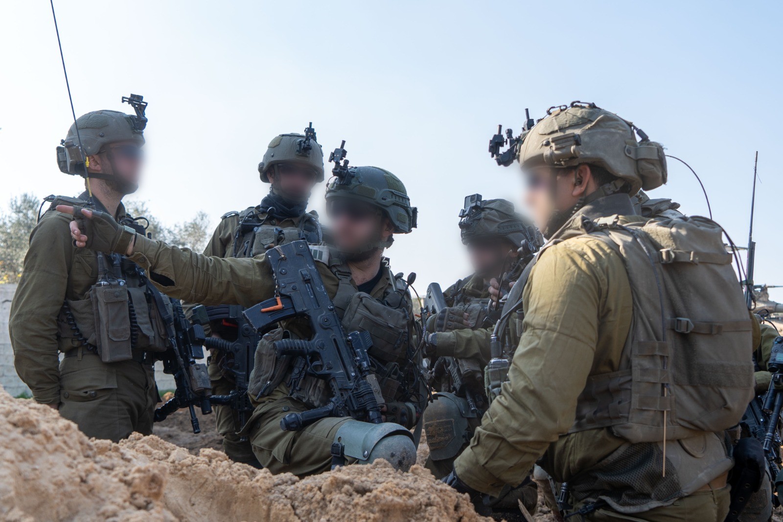 כוחותינו בפעילות באזור דרג' תופאח שבצפון הרצועה | צילום: דובר צה"ל
