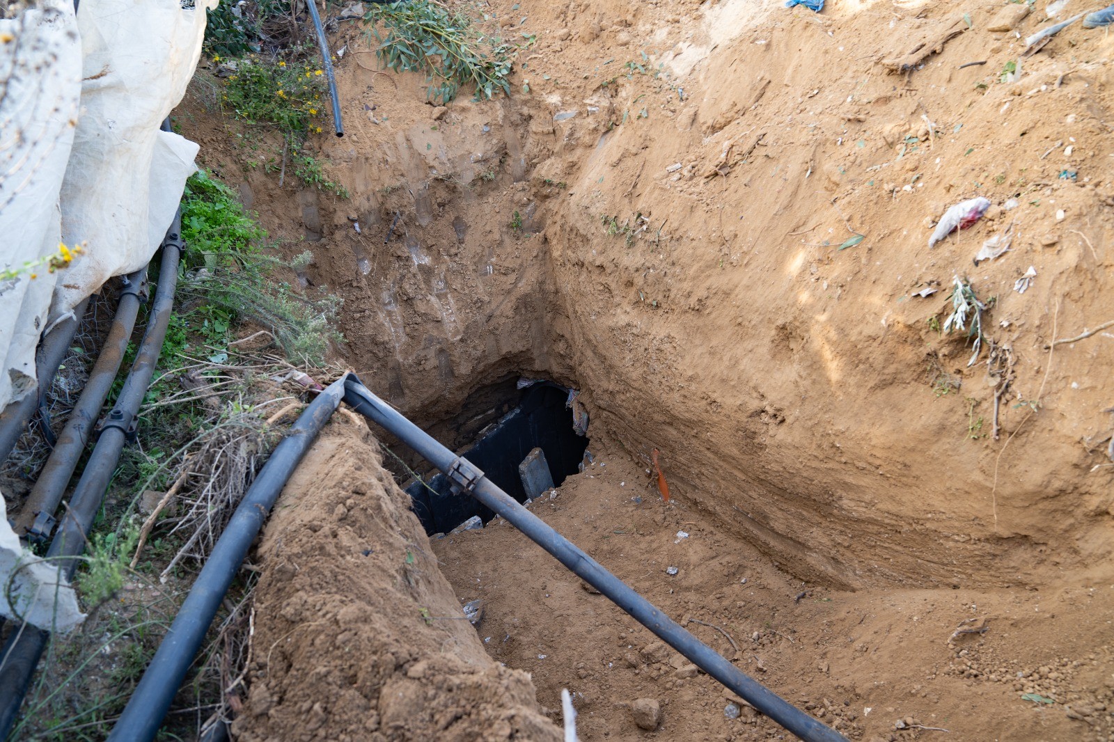 תיעוד: כך הושמד אתר תת קרקעי לייצור אמל"ח ברצועת עזה