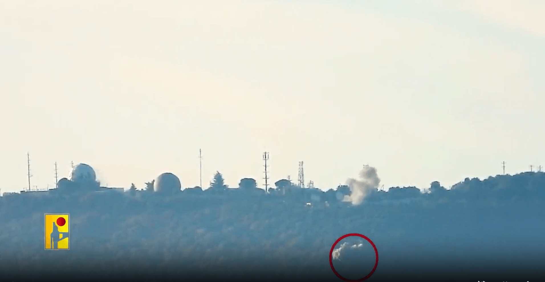 תיעוד תקיפות חיזבאללה בהר מירון