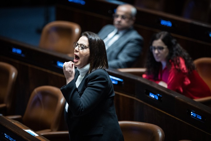 ח"כ דיסטל אטבריאן תוקפת: "אתם ילדים בגן"