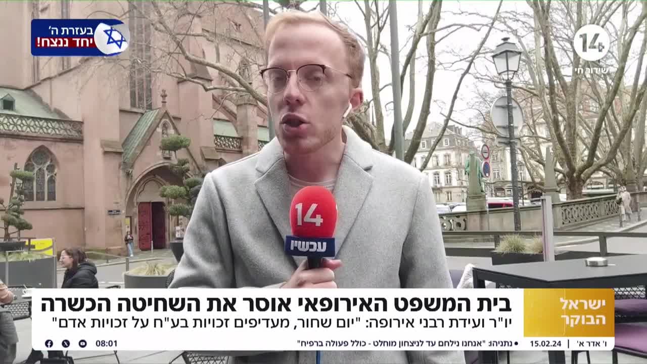 אירופה: בית הדין לזכויות אדם - האיסור על שחיטה כשרה - חוקי