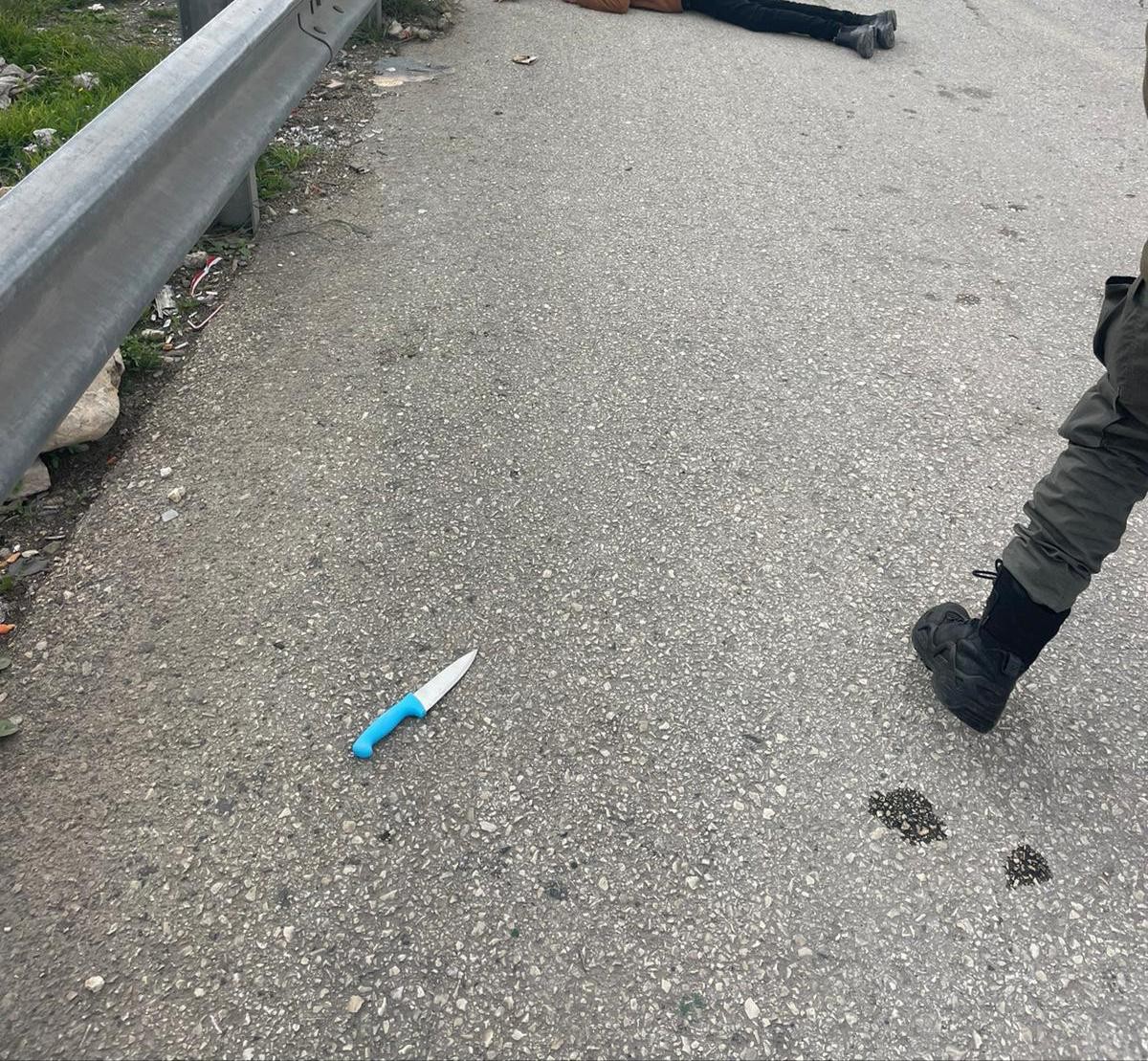 מחבל ניסה לדקור לוחם מג"ב ונוטרל | תיעוד