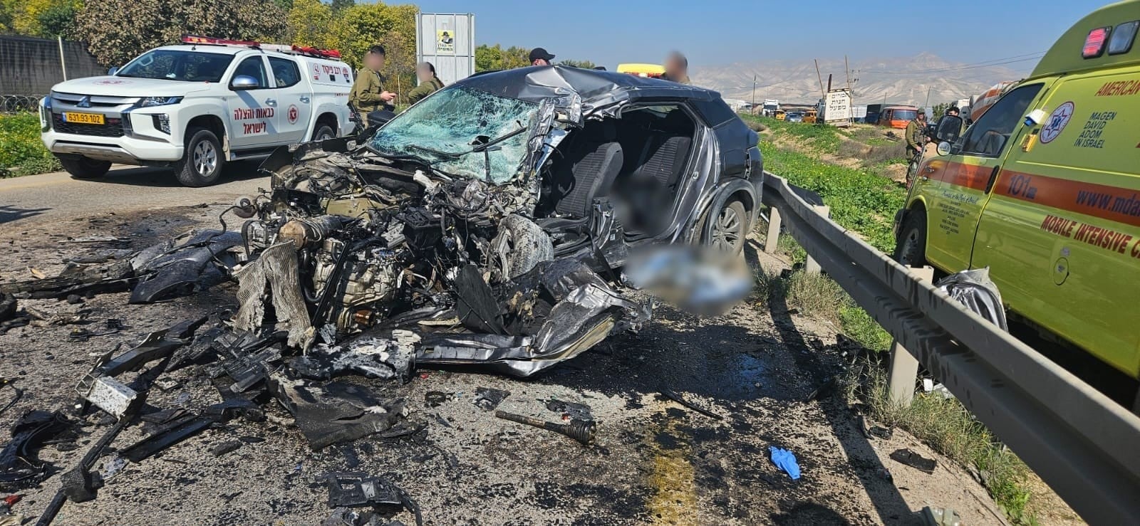 הקטל בכבישים: בן 50 נהרג בתאונת דרכים סמוך לתומר