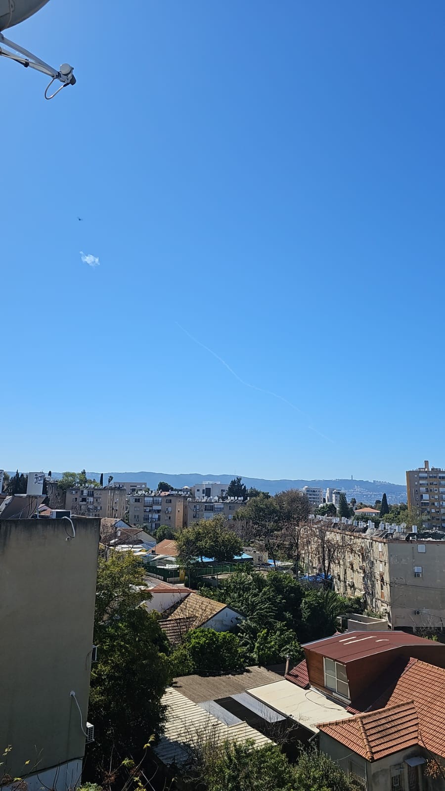 לאחר האזעקות באזור מפרץ חיפה, יירוטים מעל קריית אתא | תיעוד