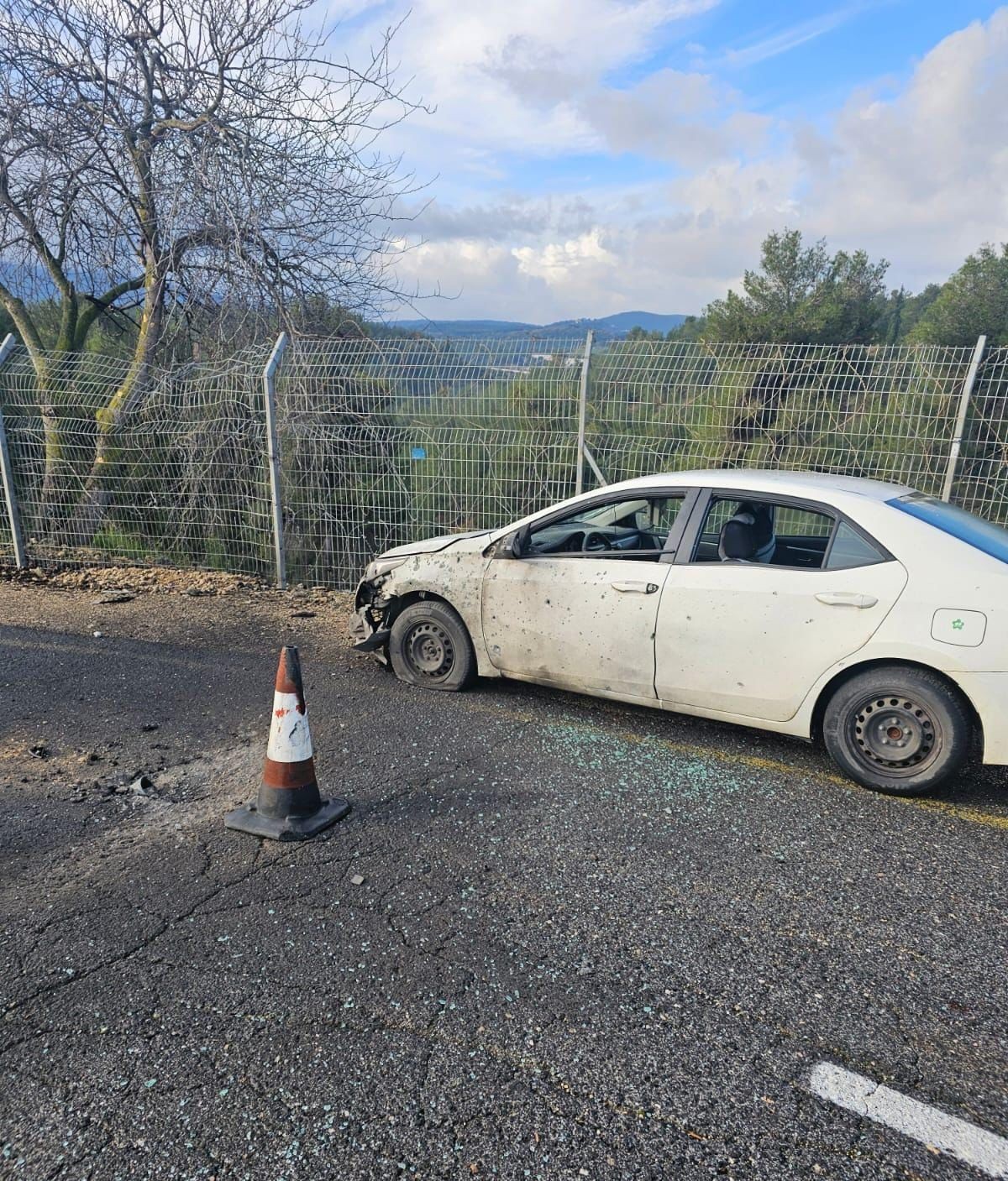 הנפילה בקיבוץ ברעם | צילום: דוברות קיבוץ ברעם