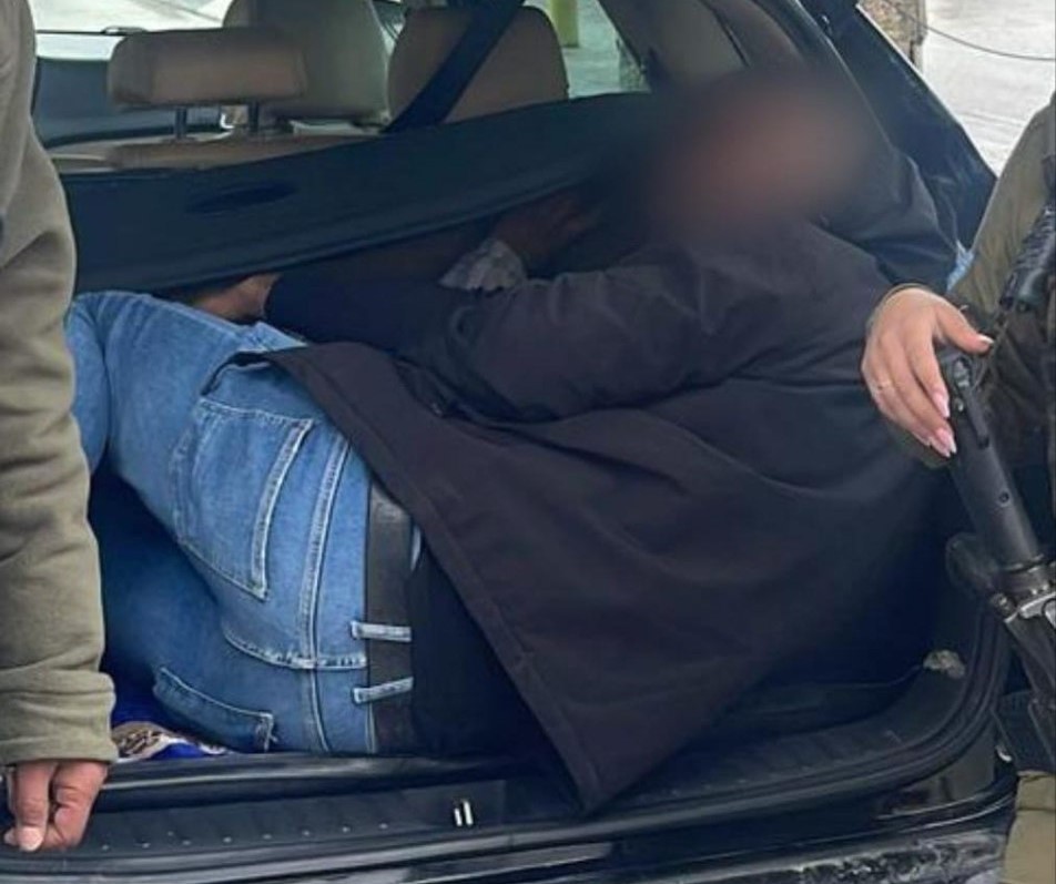 שב"חים נתפסו על חם בתא המטען כשניסו לחדור לירושלים | צפו