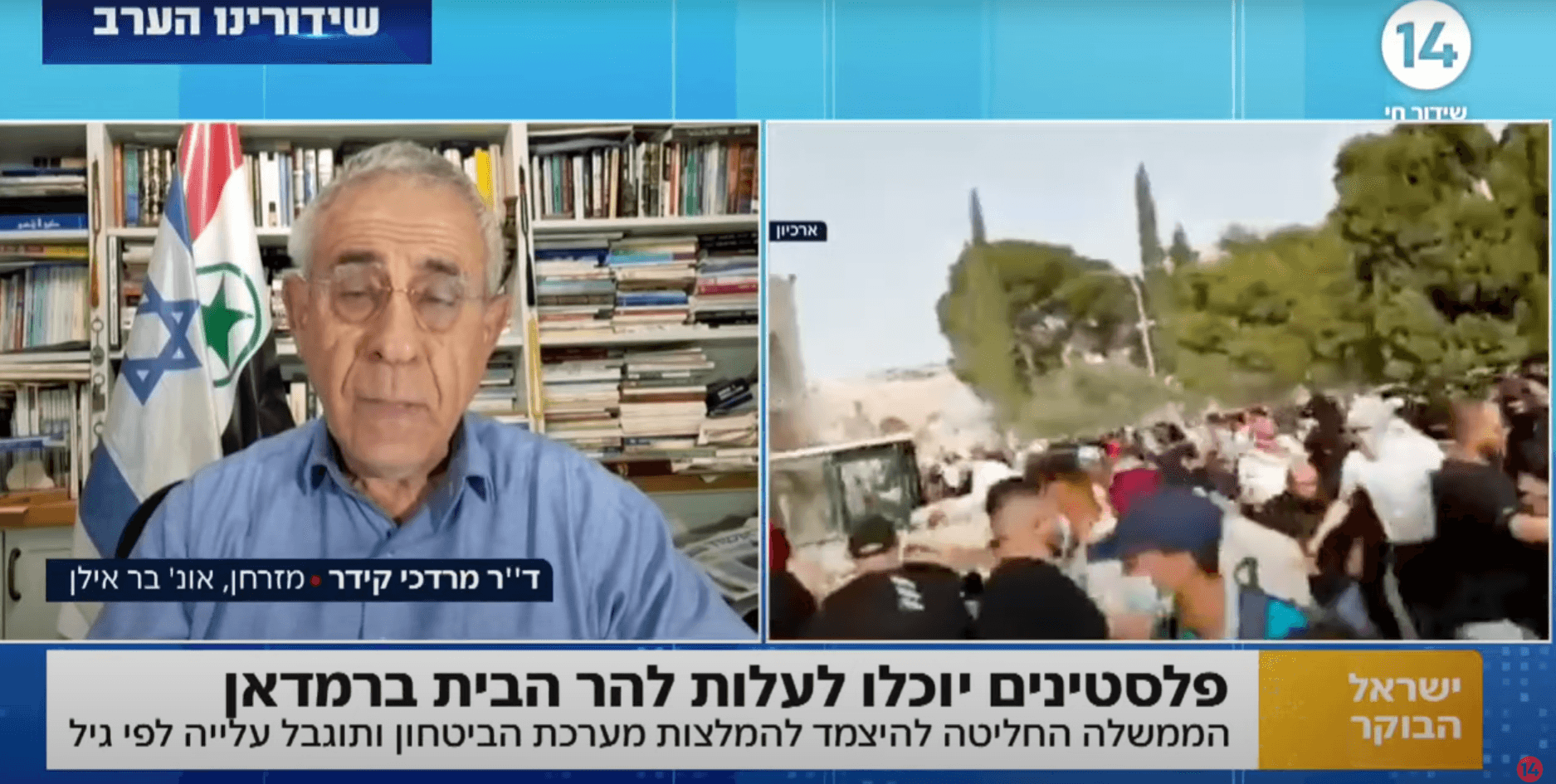 ד"ר קידר על ההחלטה להעלות את הפלשתינים להר הבית ברמדאן
