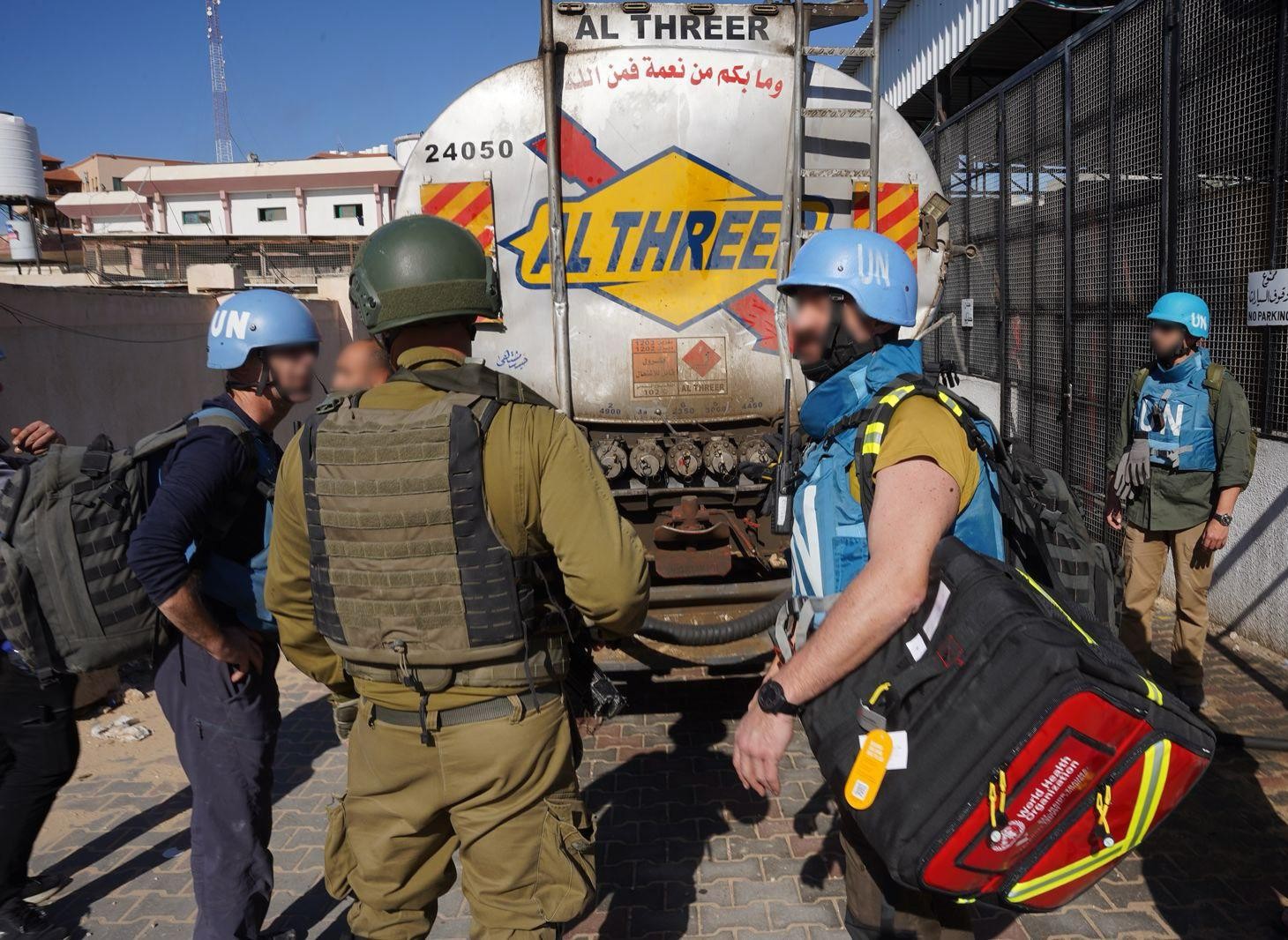 למרות הטרור: צה"ל העביר סיוע הומניטרי לבית החולים 'נאצר'