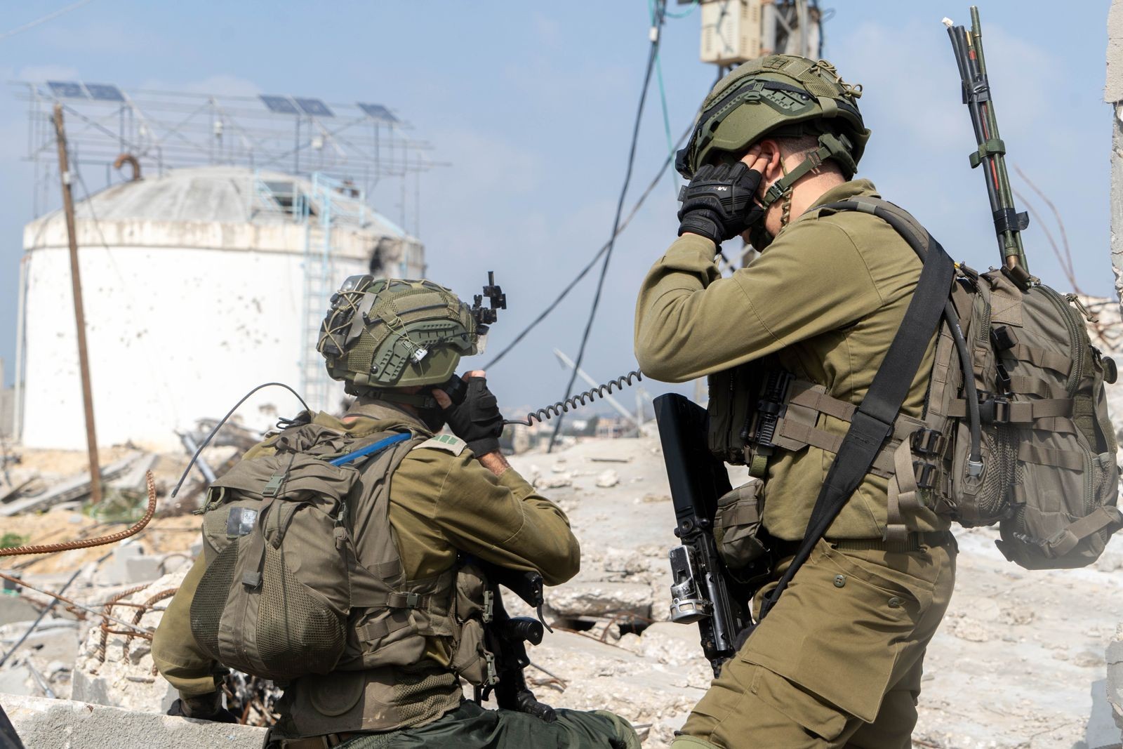 כוחות אוגדה 98 בח'אן יונס | צילום: דו"צ.