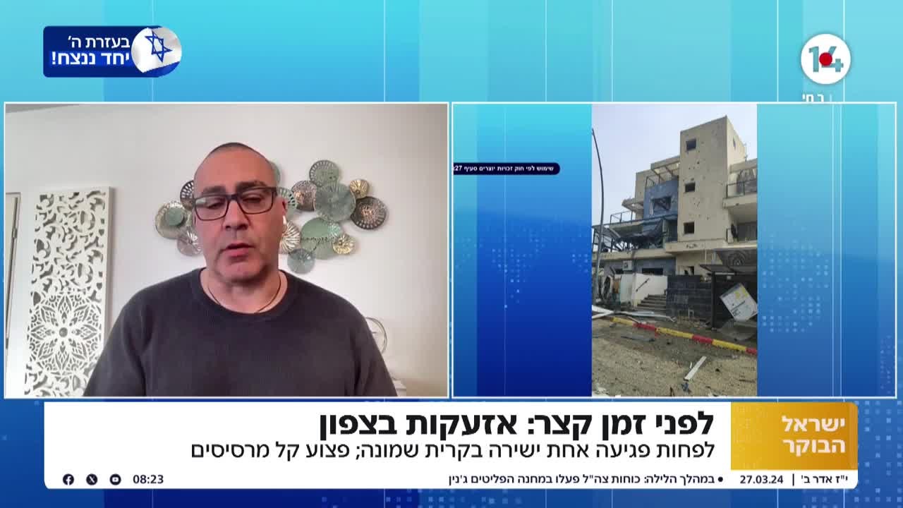 לאחר התקיפה בלבנון: מטח כבד לעבר יישובי הצפון