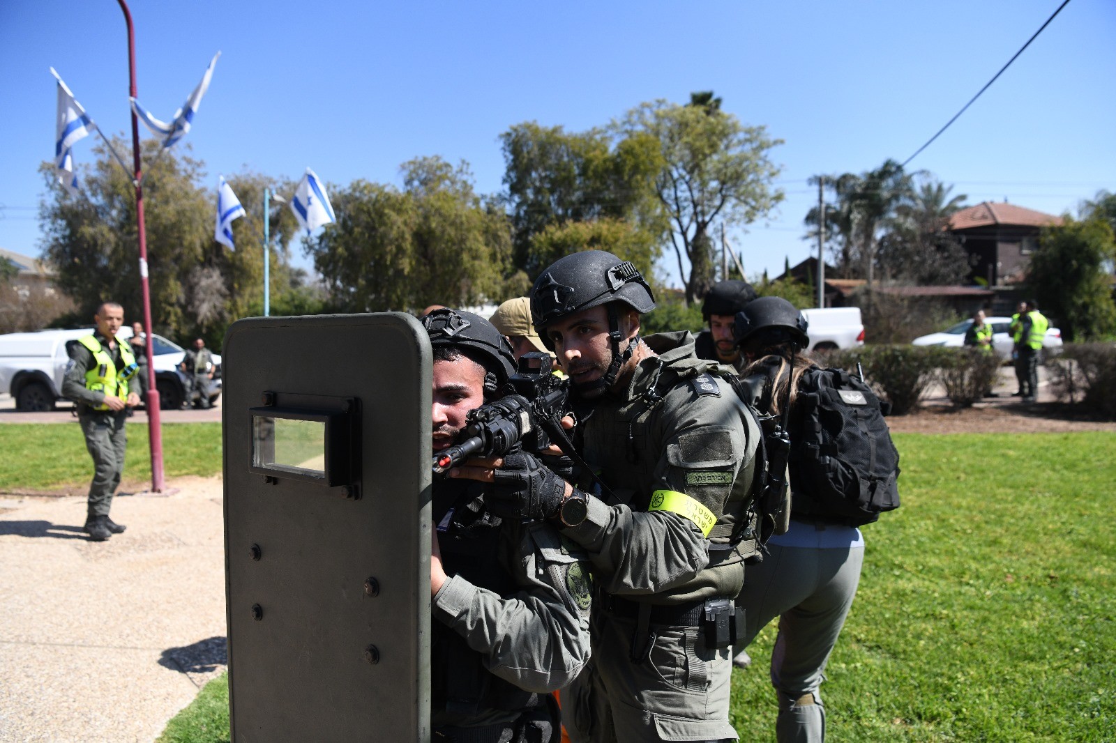 כוחות מג"ב בתרגול תרחיש חדירת מחבלים ליישובי הצפון | צילום: דוברות המשטרה