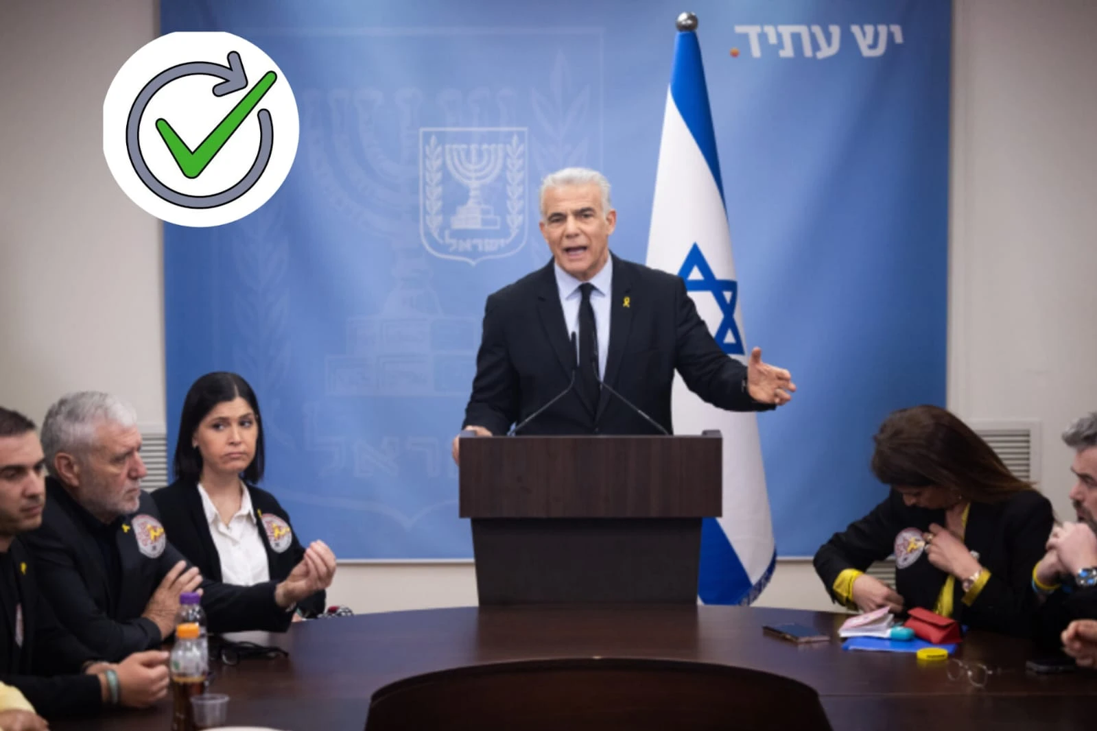 "דוגמה אישית במלחמה"? לפיד שיאן ההיעדרויות ב'חרבות ברזל'