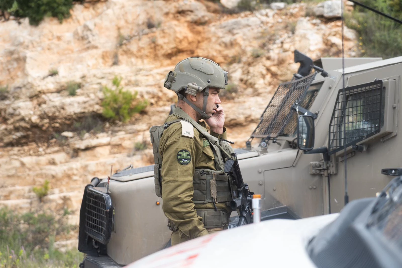 הכוחות בזירת האירוע | צילום: דובר צה"ל