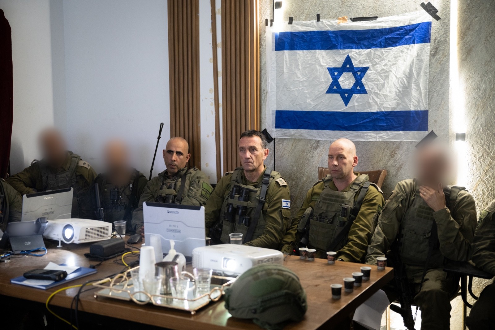 הרמטכ"ל הרצי הלוי בשיפא | צילום: דובר צה"ל