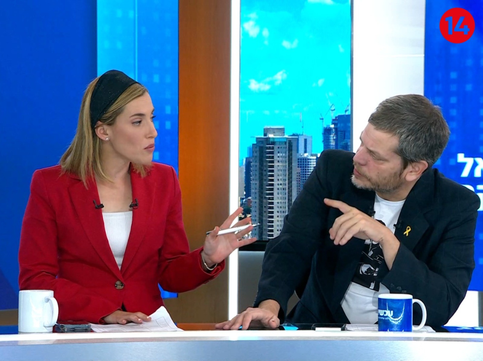 צילום מתוך הדיון של הבוקר בתוכנית | קרדיט: חדשות 14 
