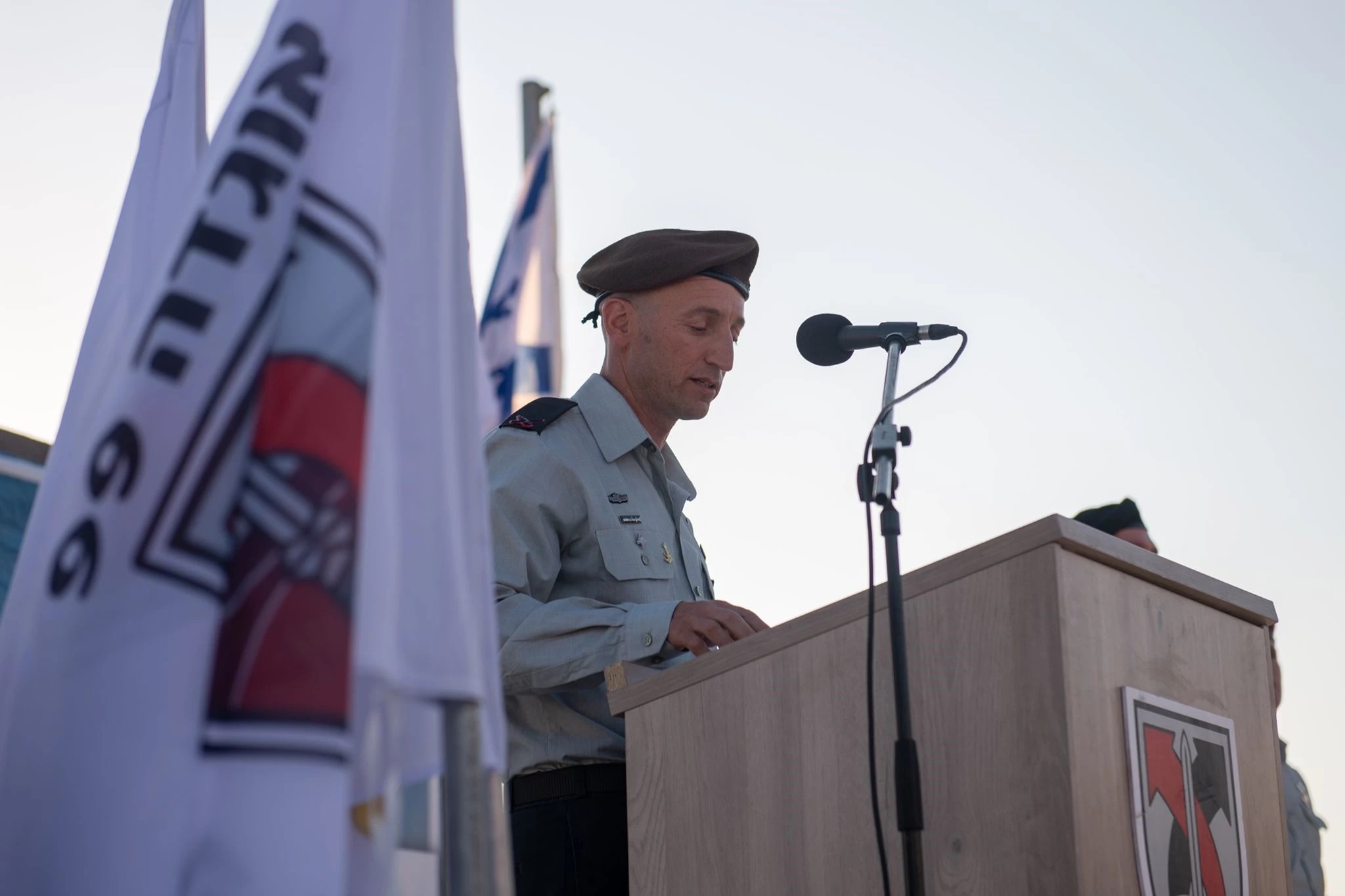 תא"ל ברק חירם,  מפקד עוצבת הבזק | קרדיט: דובר צה"ל
