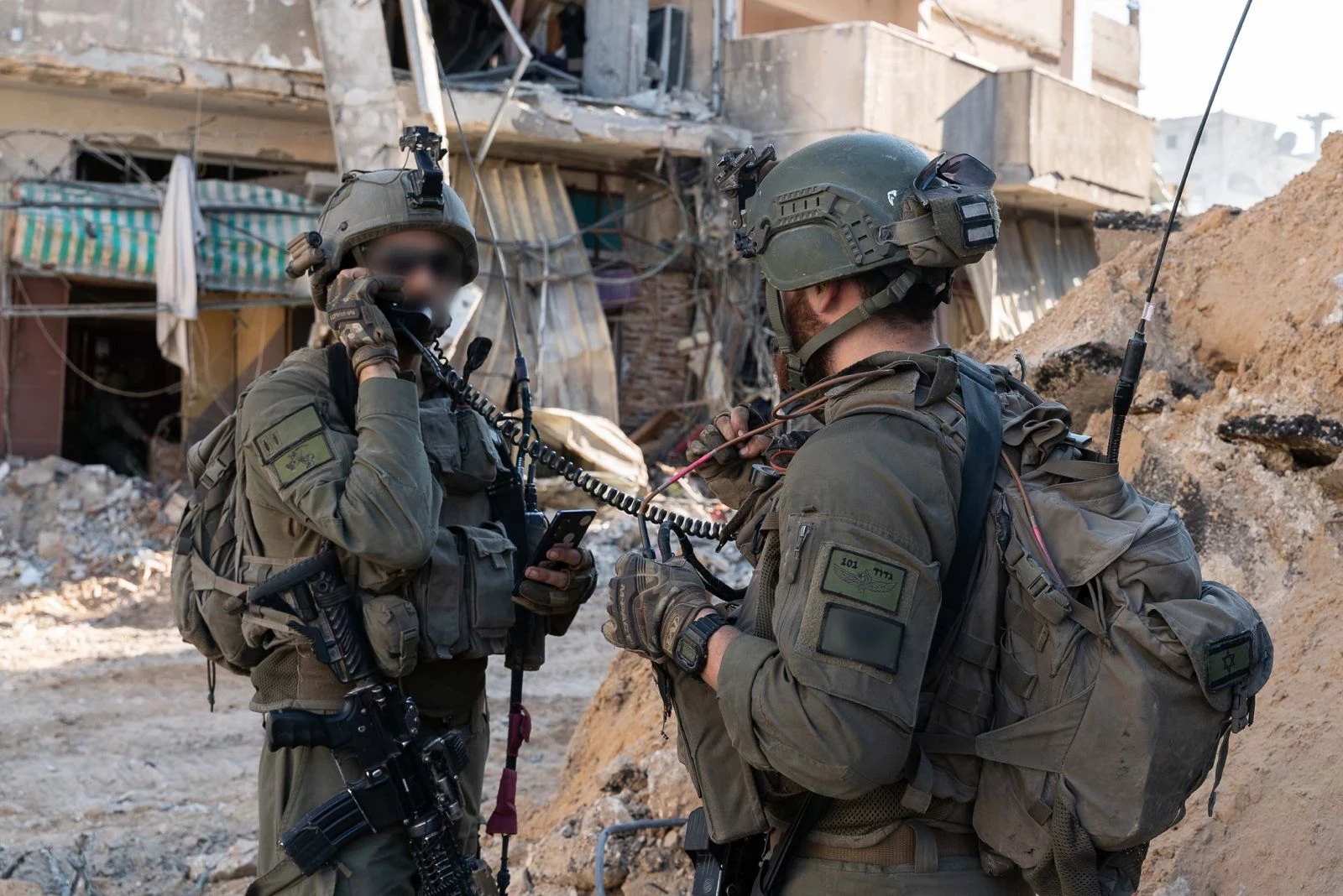 תמונה שפרסם דובר צה"ל בעבר, שבה טושטש הסלוגן "משיח" | צילום: דובר צה"ל