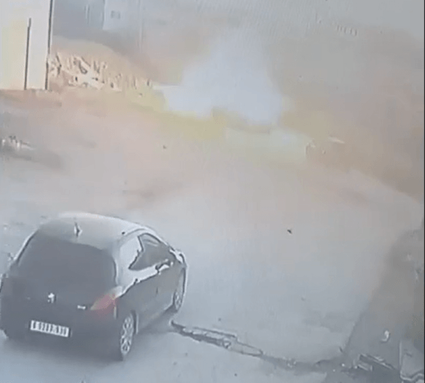 בול פגיעה: הרכב נסע והותקף מהאוויר | תיעוד החיסול בג'נין