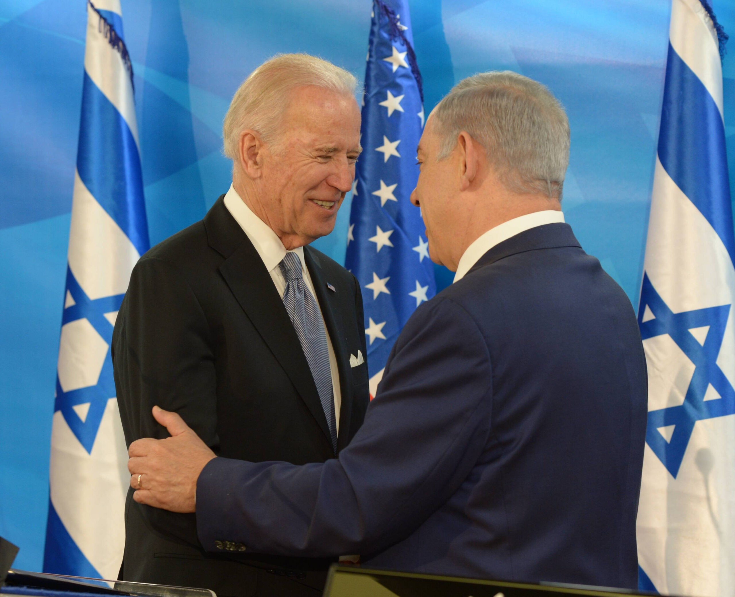 נתניהו וביידן | צילום: עמוס בן גרשום, לע"מ