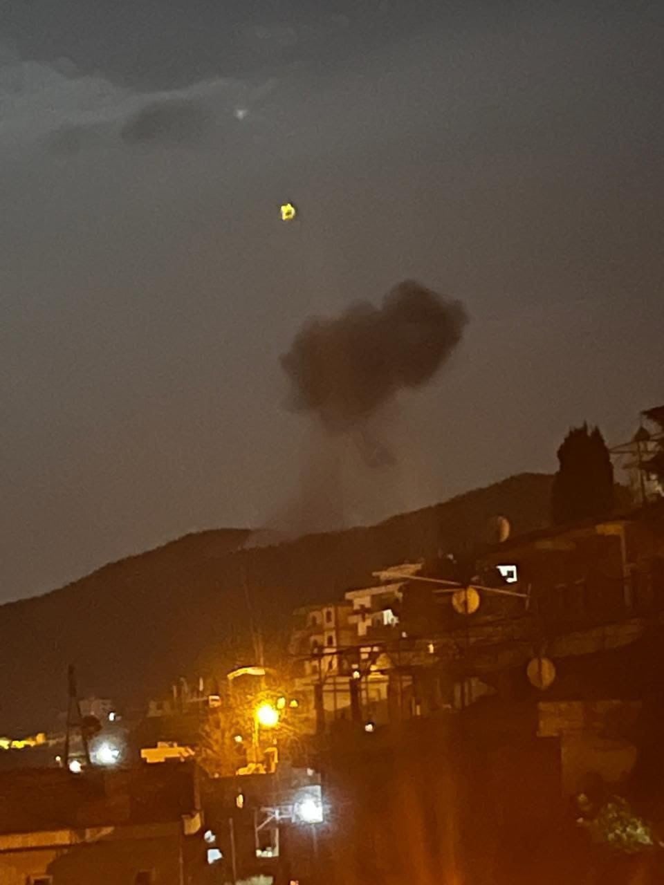 חיזבאללה שיגר טילי נ"ט להר דב, חיל האוויר תקף בדרום לבנון