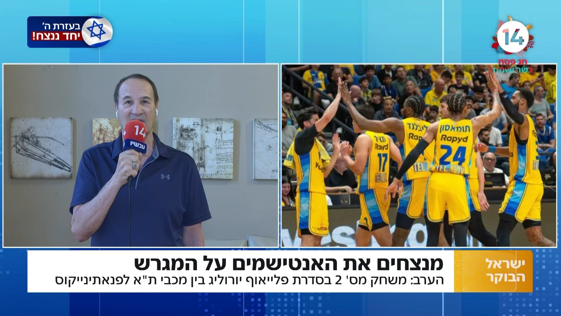 מנצחים את האנטישמיות: ברודי מתכונן למכבי מול פנאתינייקוס