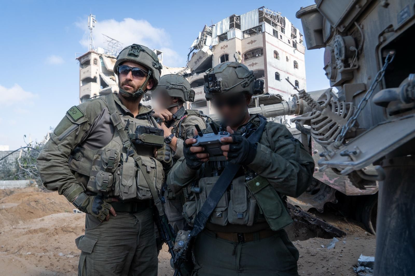 הפעילות בבית ספר ׳אבראהים אלמקאדמה׳. קרדיט: דובר צה"ל