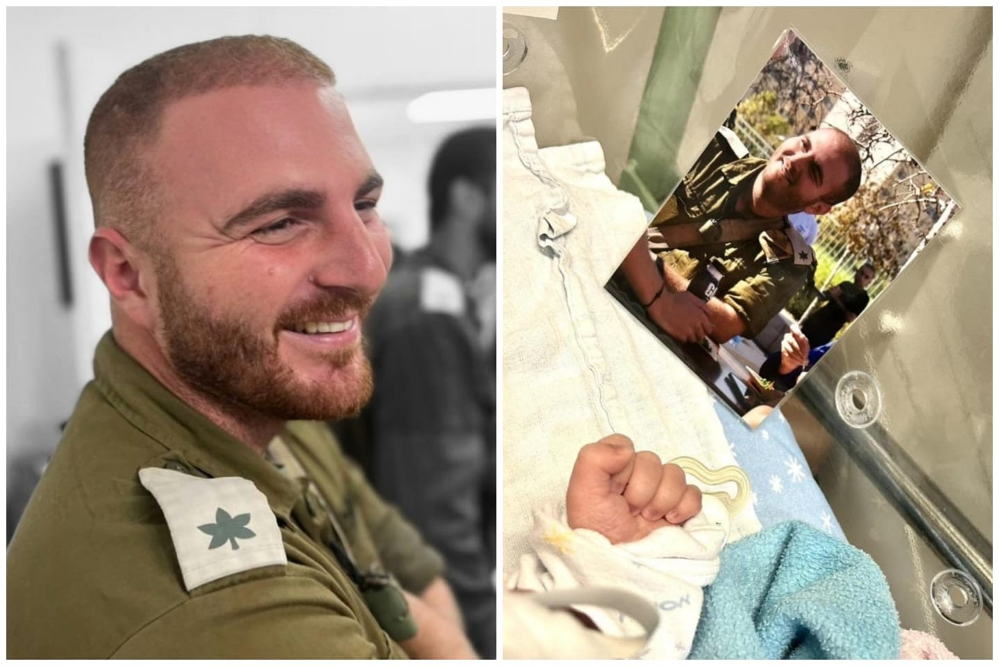 מרגש: בן נולד ללוחם שהציל אזרחים רבים עד שנפל בקרב