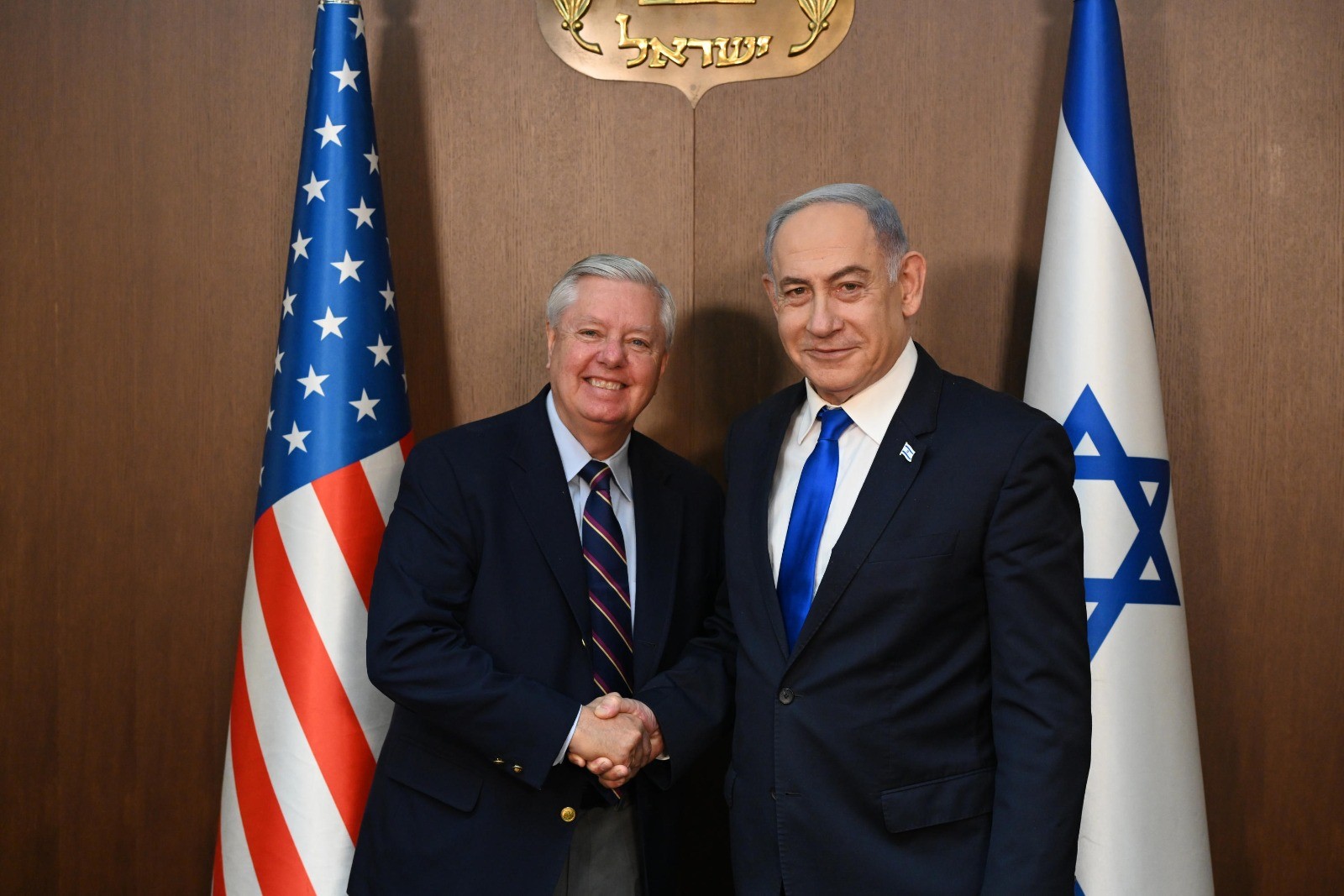 הסנאטור הבכיר הגיע שוב לישראל להביע תמיכה ונפגש עם רוה"מ