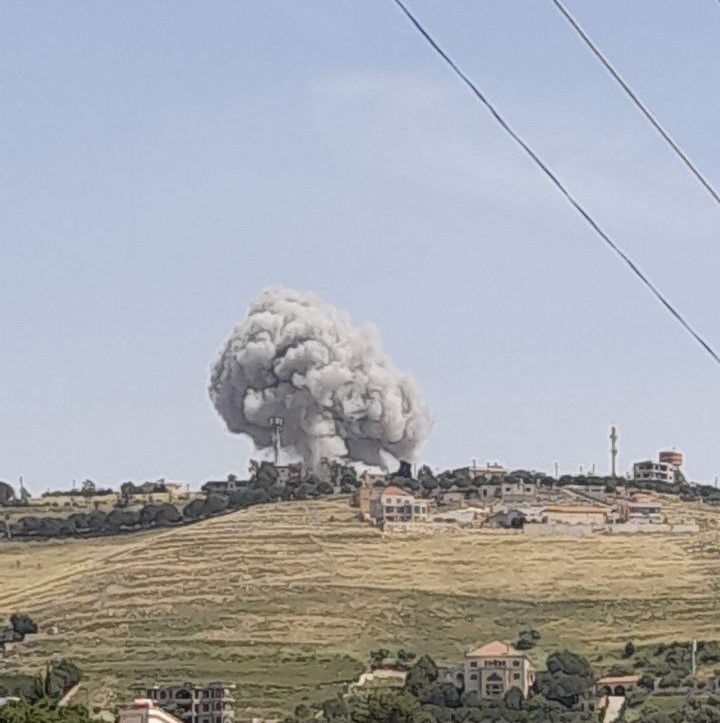 המלחמה בצפון: בתגובה לשיגורים, צה"ל תקף מטרות טרור בלבנון