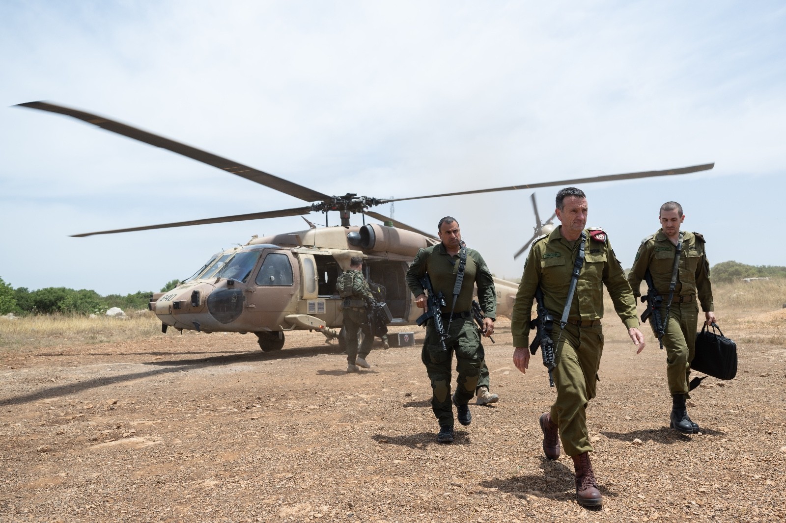 הרמטכ"ל מגיע לג'נין | קרדיט: דובר צה"ל